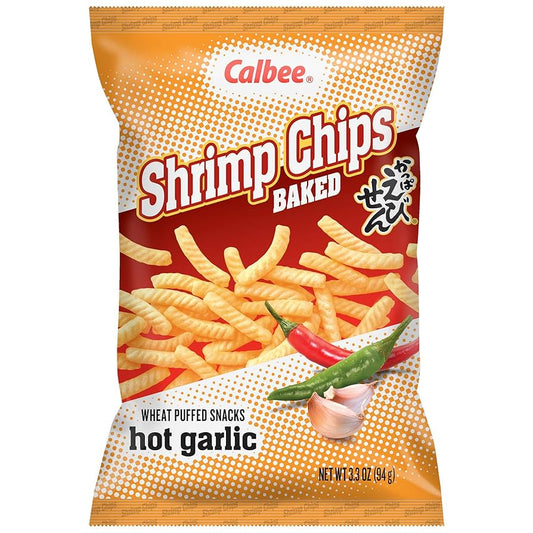 Calbee Hot Garlic Shrimp Chips